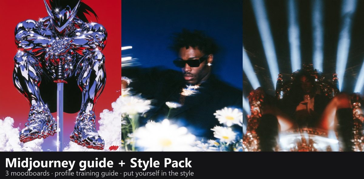 Midjourney guide + Style Pack